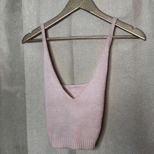 Knitted crop top